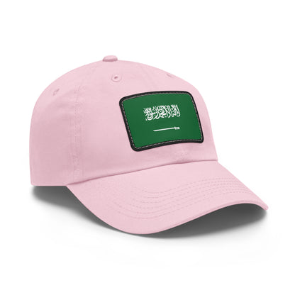 Saudi Arabia Leather Patch Hat