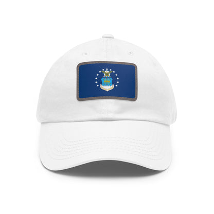 US Air Force Leather Patch Hat
