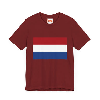 Netherlands Flag on T-shirt