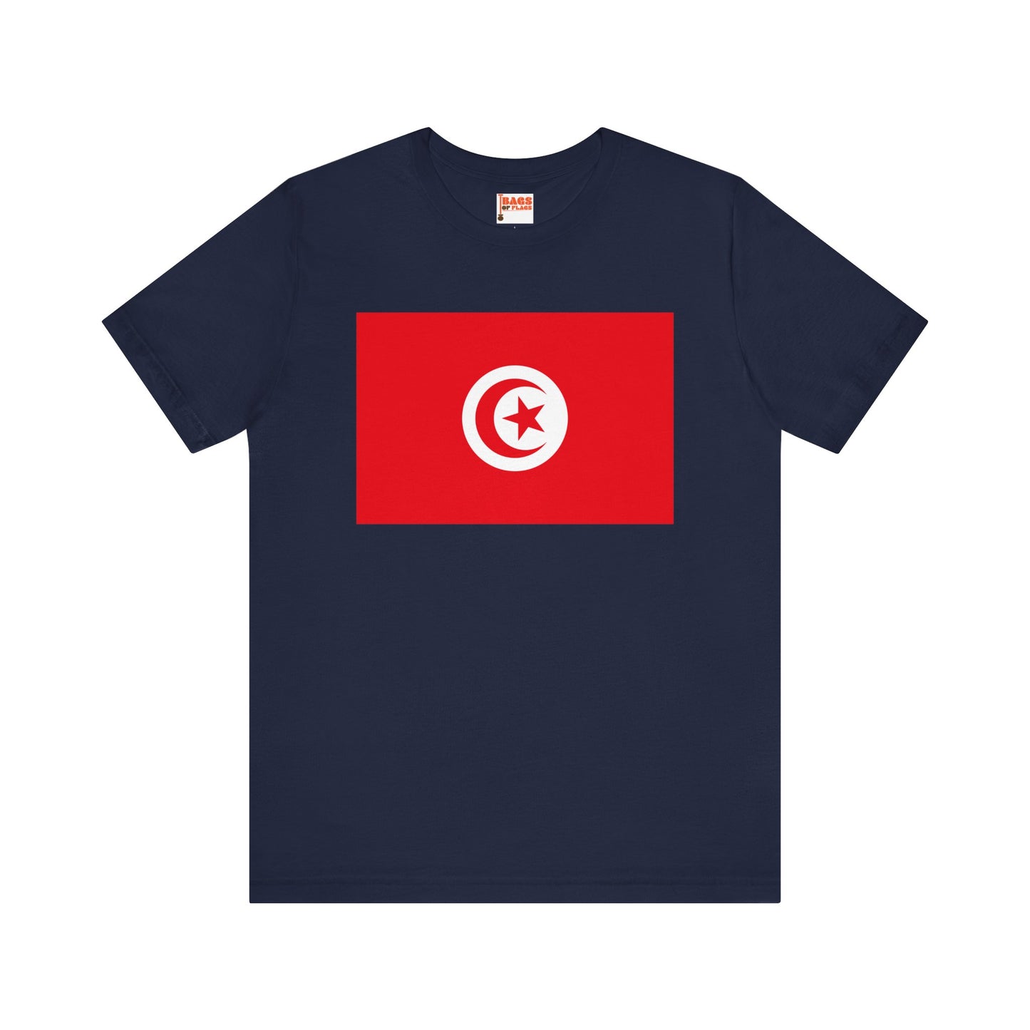 Tunisia Flag on T-shirt