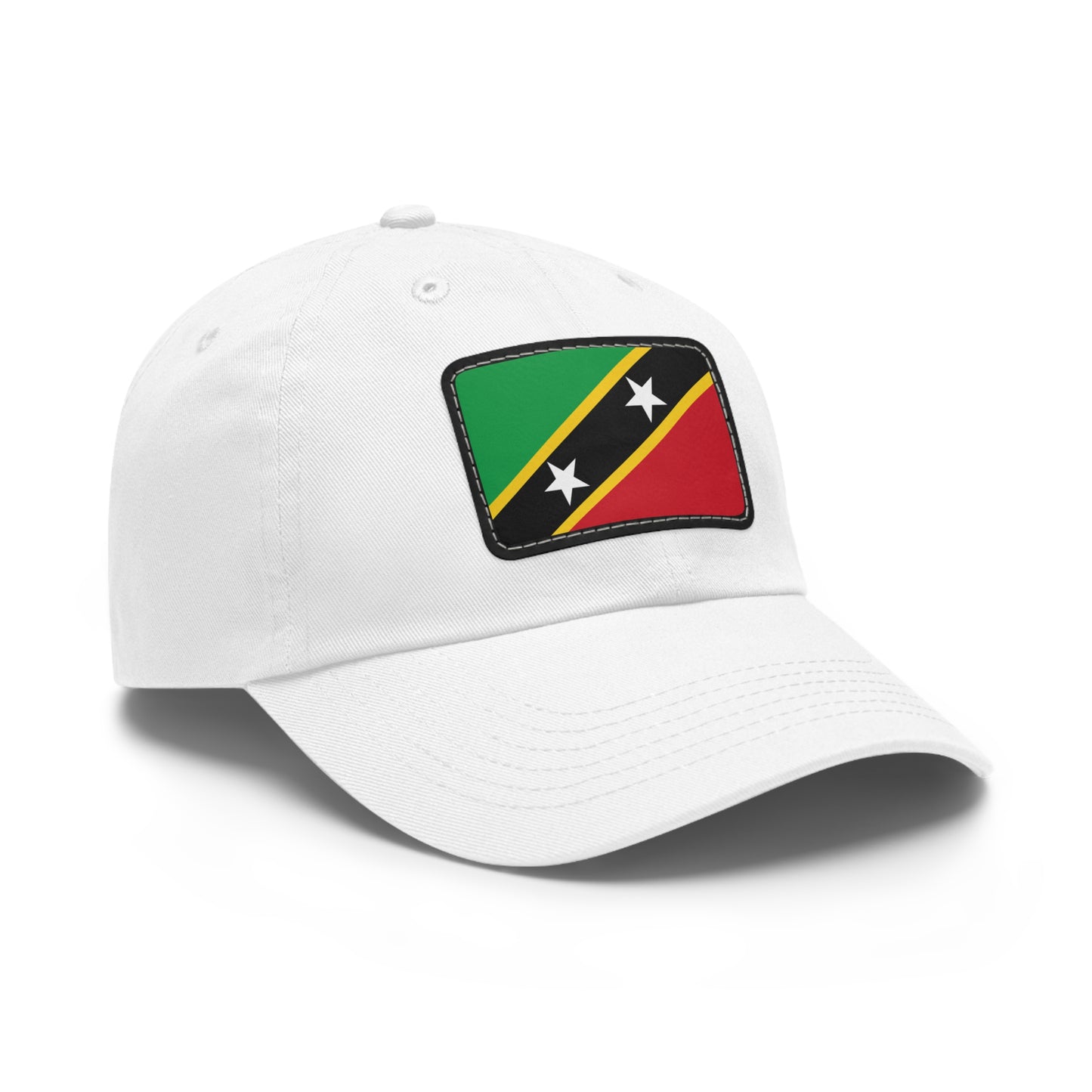 Saint Kitts and Nevis Leather Patch Hat