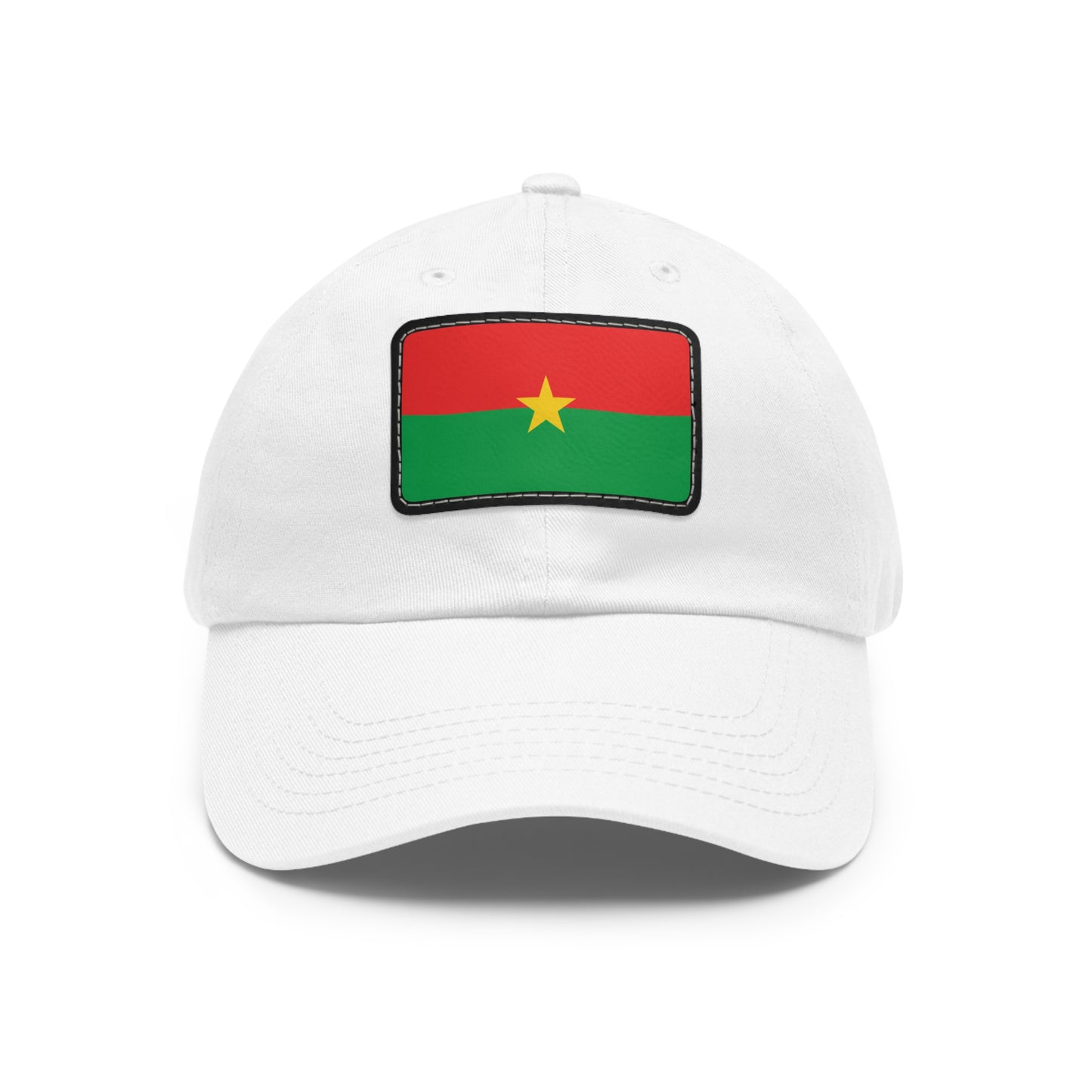 Burkina Faso Leather Patch Hat