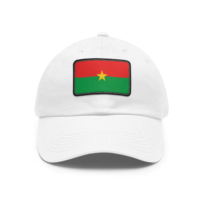 Burkina Faso Leather Patch Hat