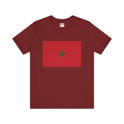 Morocco Flag on T-shirt