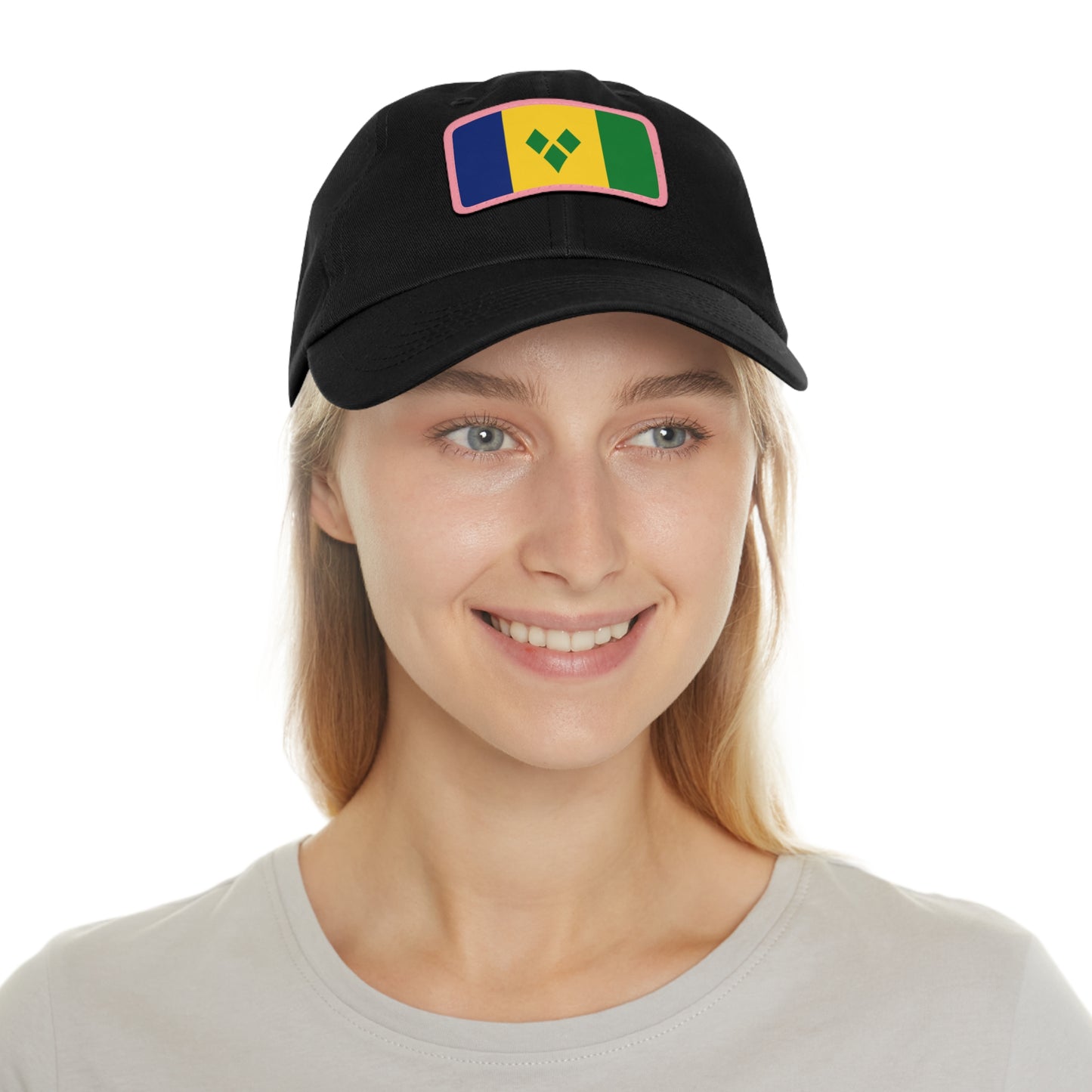 Saint Vincent and the Grenadines Leather Patch Hat