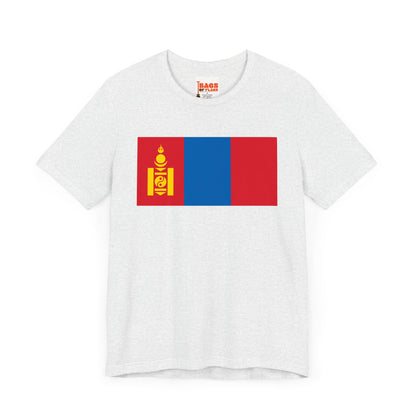 Mongolia Flag on T-shirt