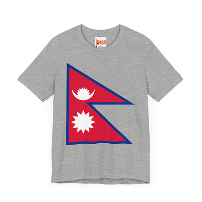 Nepal Flag on T-shirt