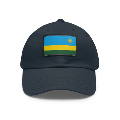 Rwanda Leather Patch Hat