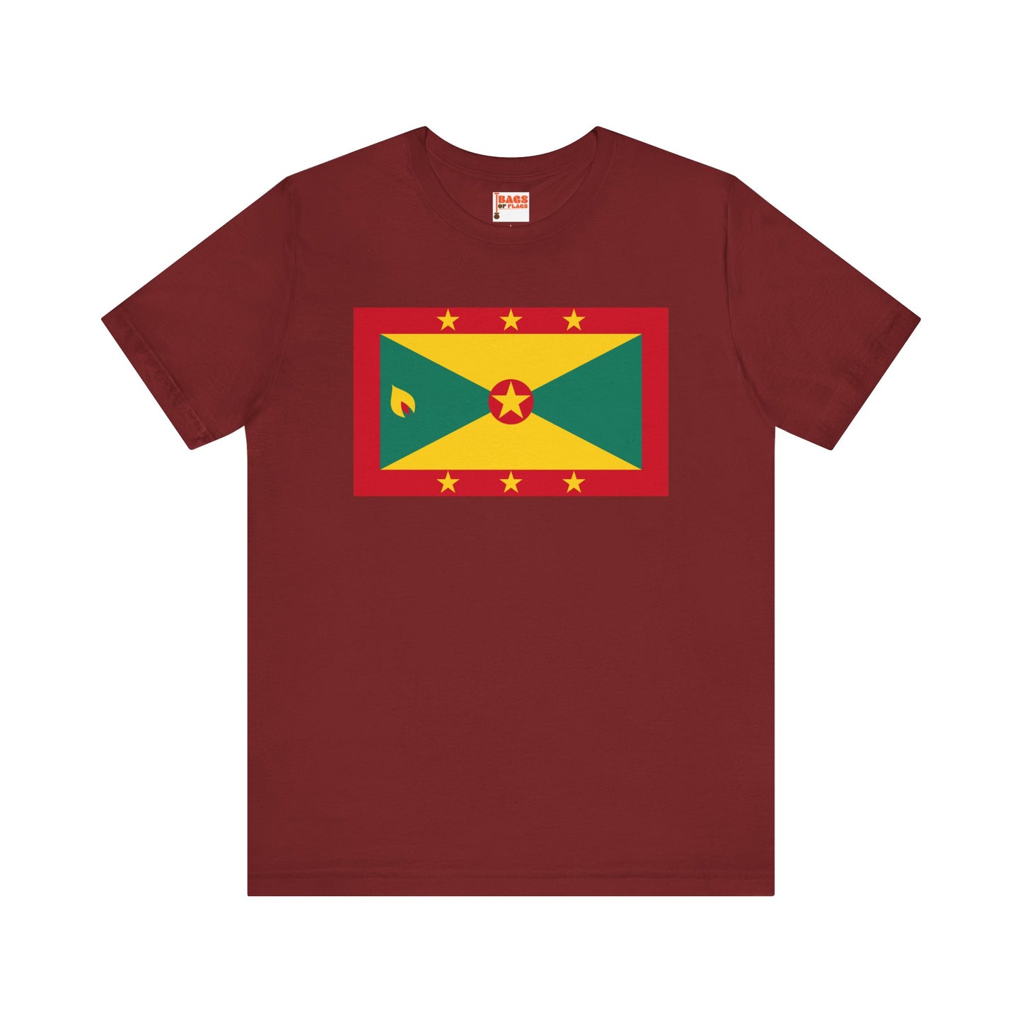Grenada Flag on T-shirt