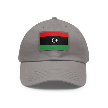 Libya Leather Patch Hat