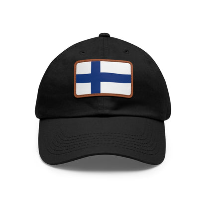 Finland Leather Patch Hat