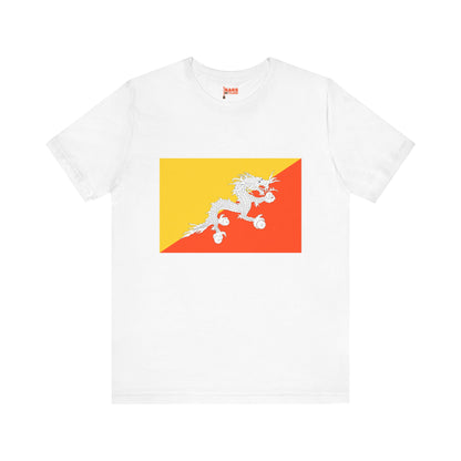 Bhutan Flag on T-shirt
