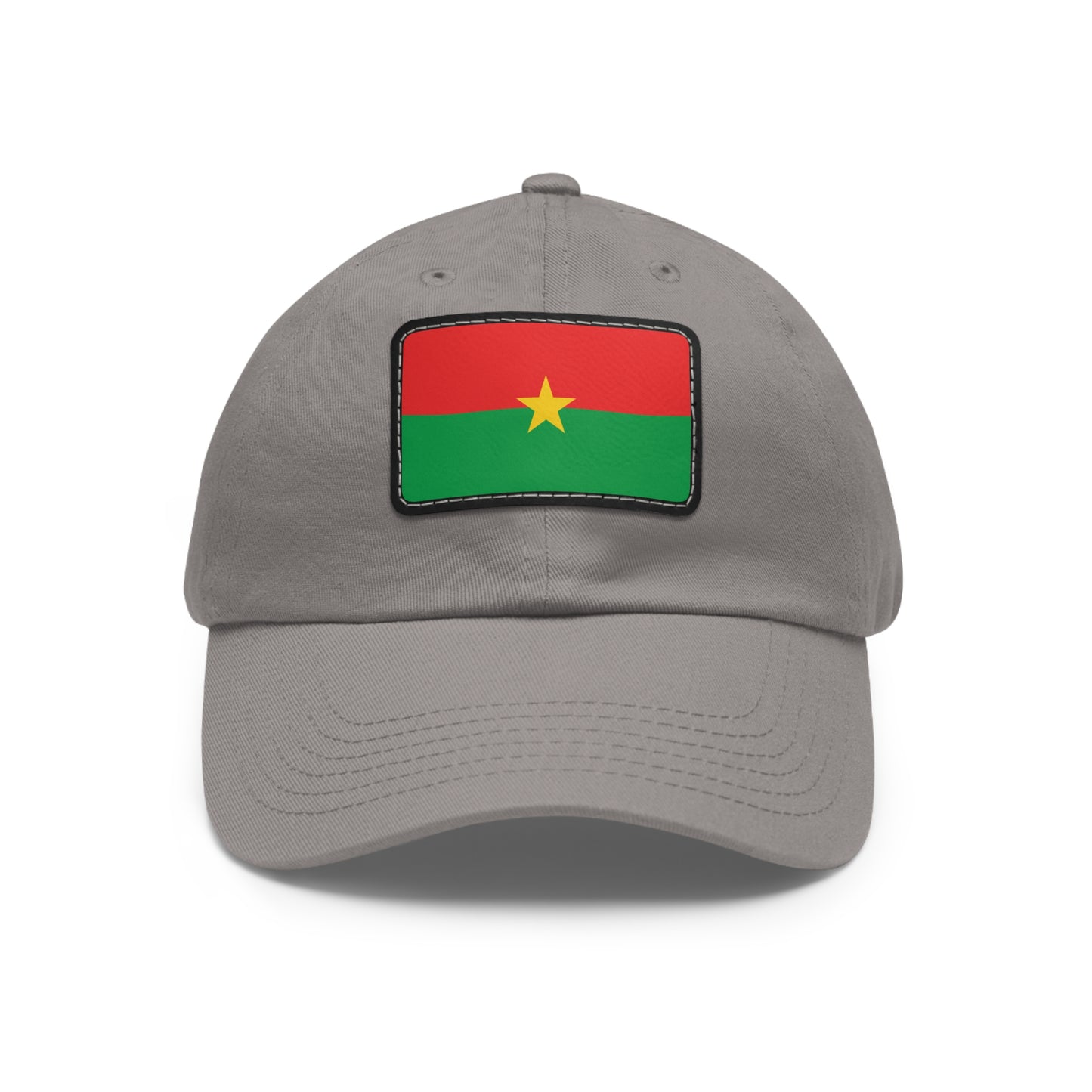 Burkina Faso Leather Patch Hat