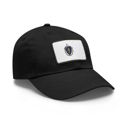 Massachusetts Leather Patch Hat