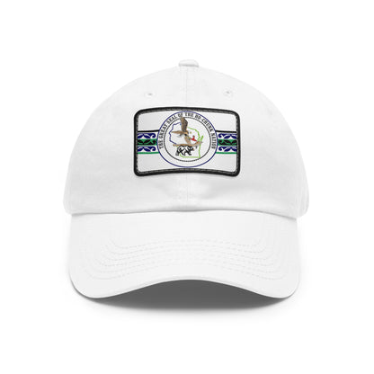 Ho Chunk Leather Patch Hat