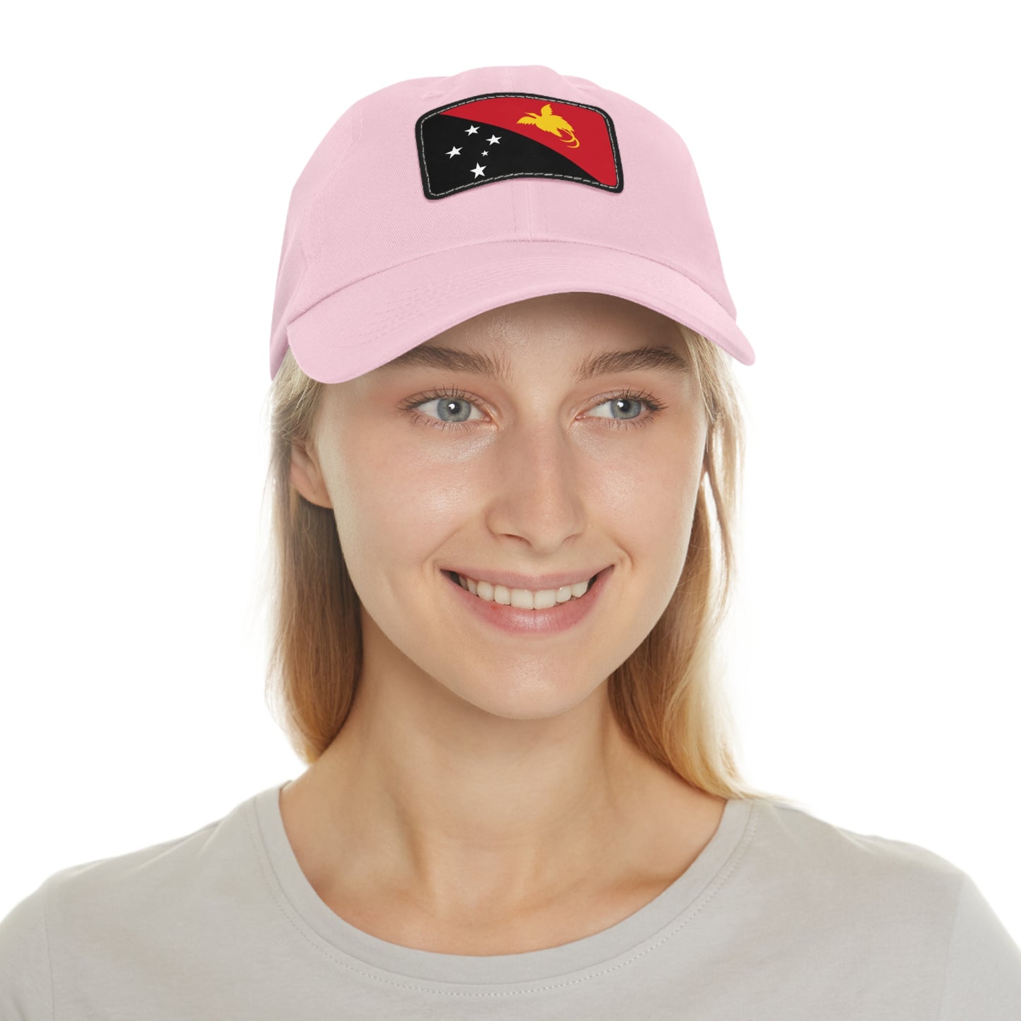 Papua New Guinea Leather Patch Hat