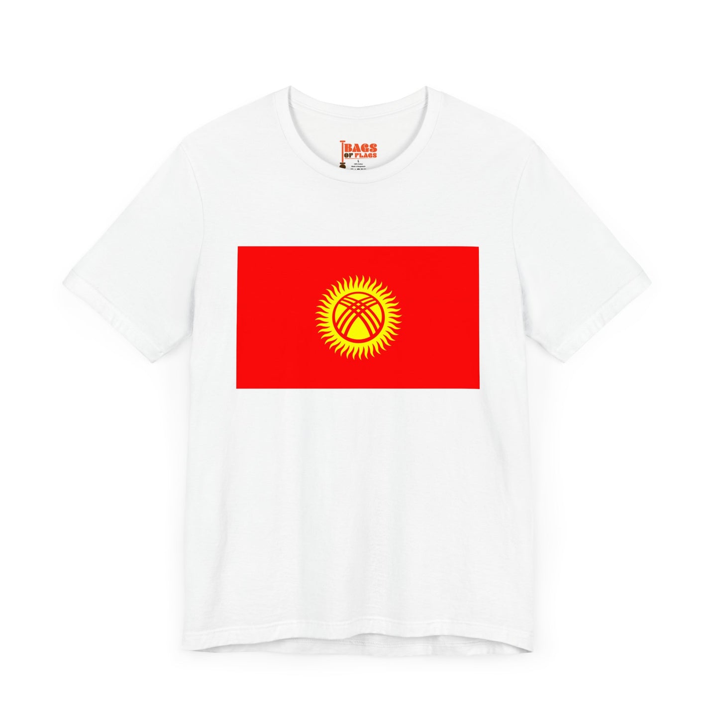 Kyrgyzstan Flag on T-shirt