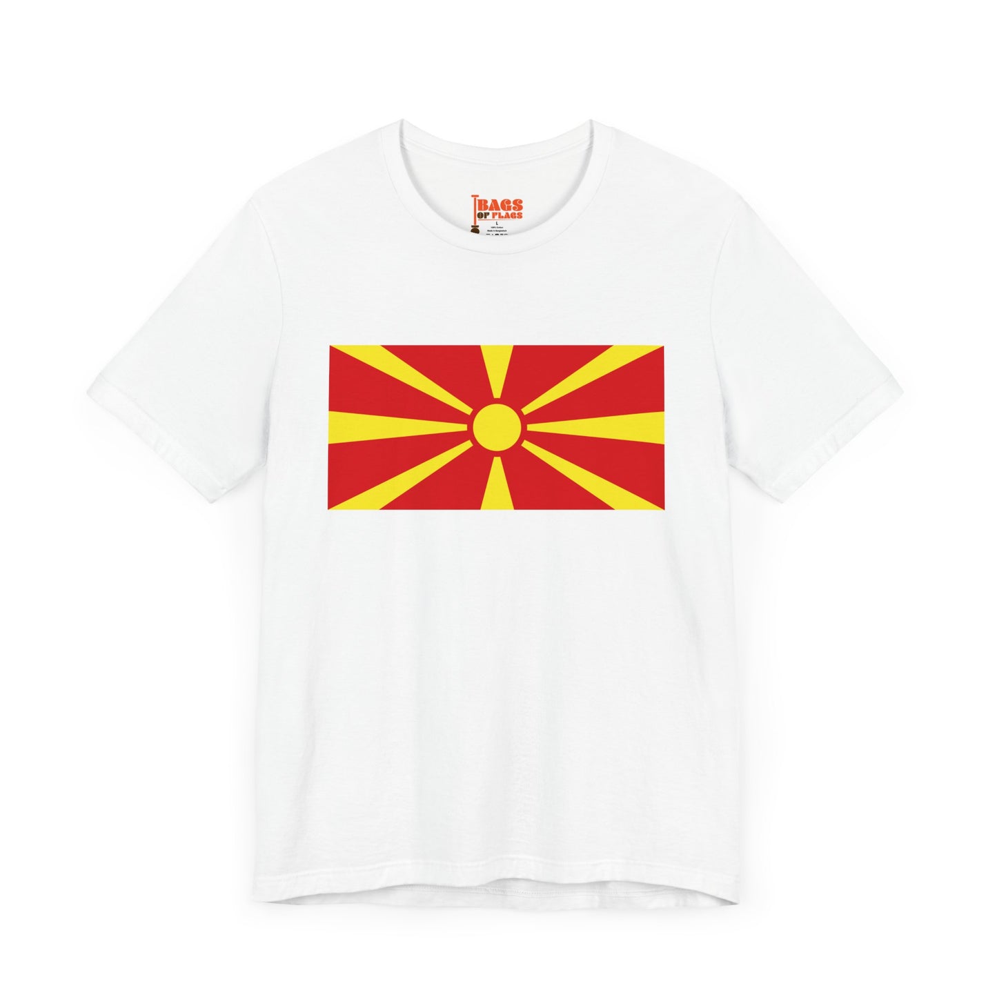 North Macedonia Flag on T-shirt