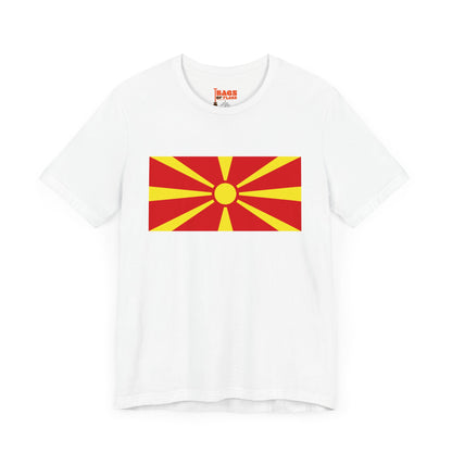 North Macedonia Flag on T-shirt