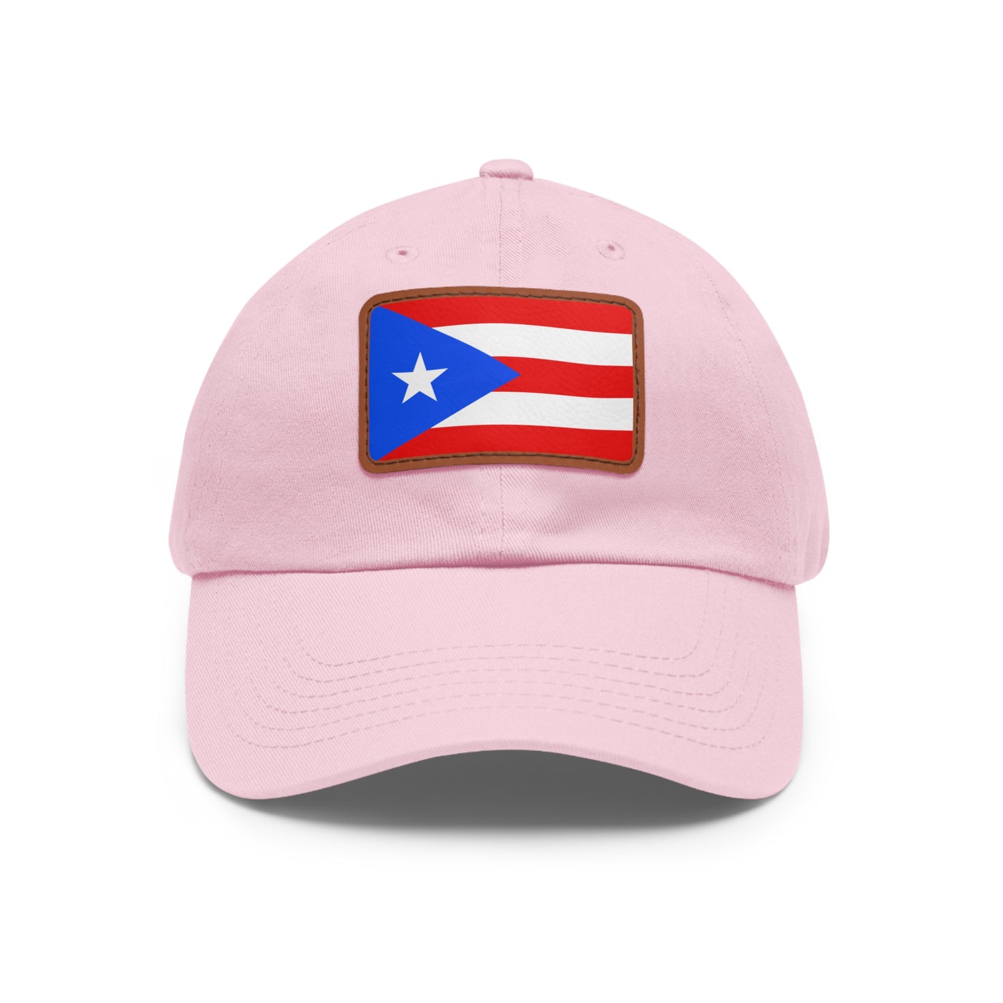 Puerto Rico Leather Patch Hat