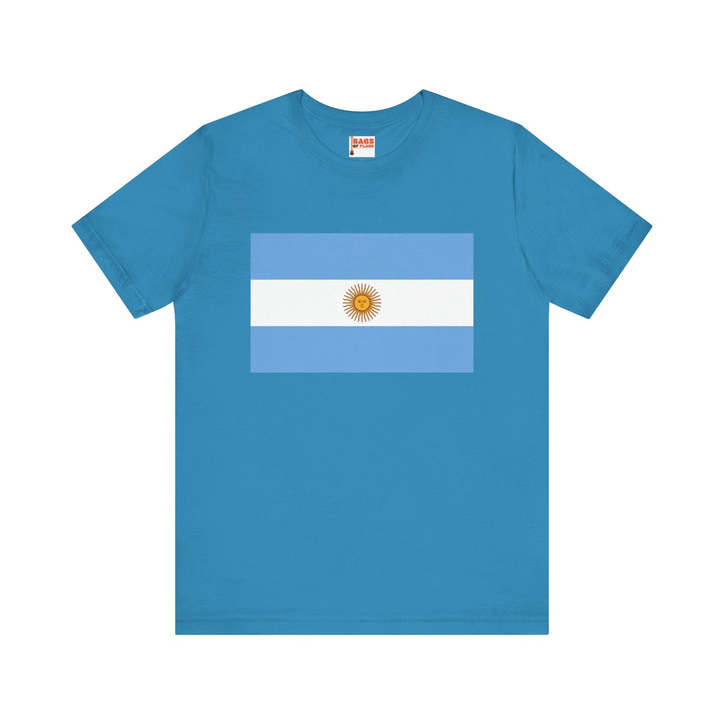 Argentina Flag on T-shirt