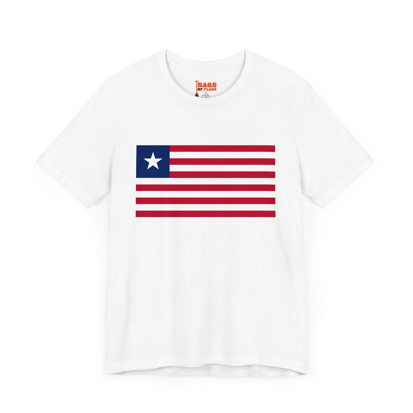 Liberia Flag on T-shirt