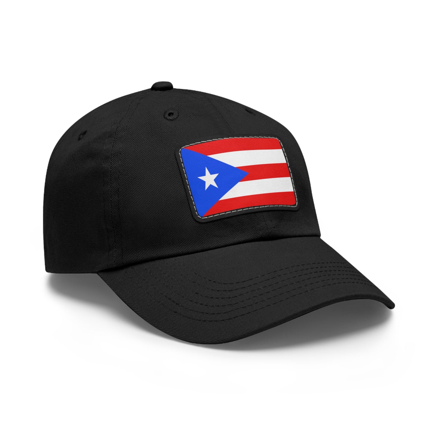Puerto Rico Leather Patch Hat