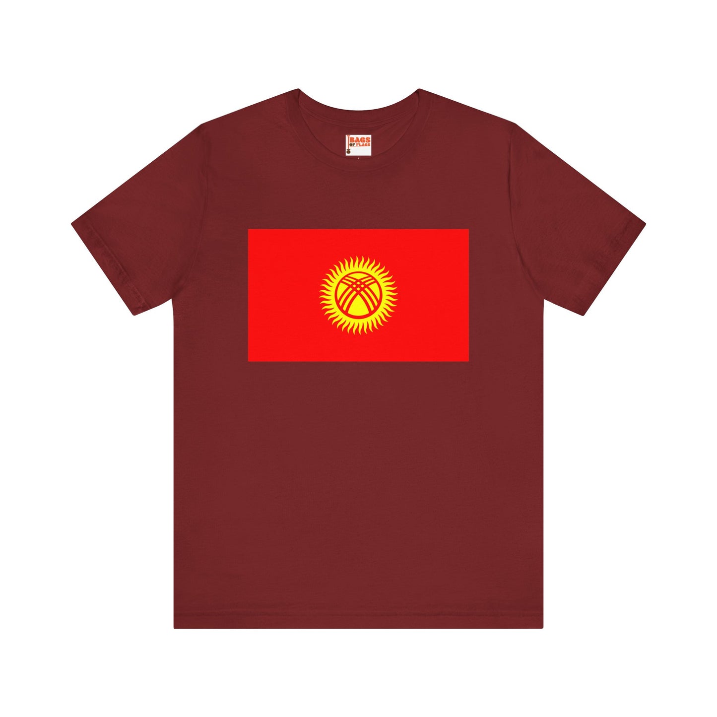 Kyrgyzstan Flag on T-shirt