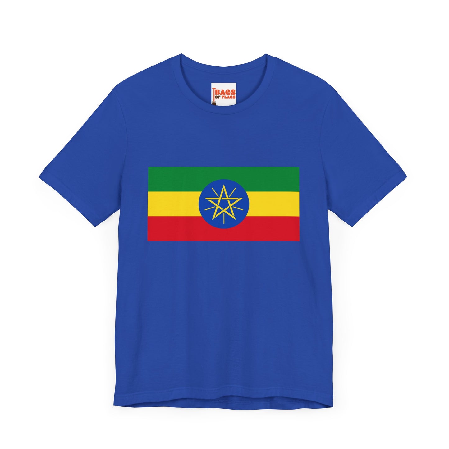 Ethiopia Flag on T-shirt