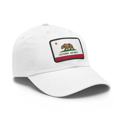 California Leather Patch Hat