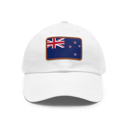 New Zealand Leather Patch Hat