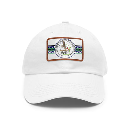 Ho Chunk Leather Patch Hat