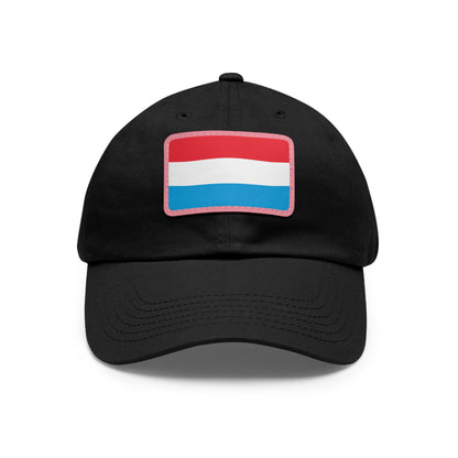 Luxembourg Leather Patch Hat