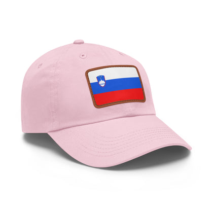 Slovenia Leather Patch Hat