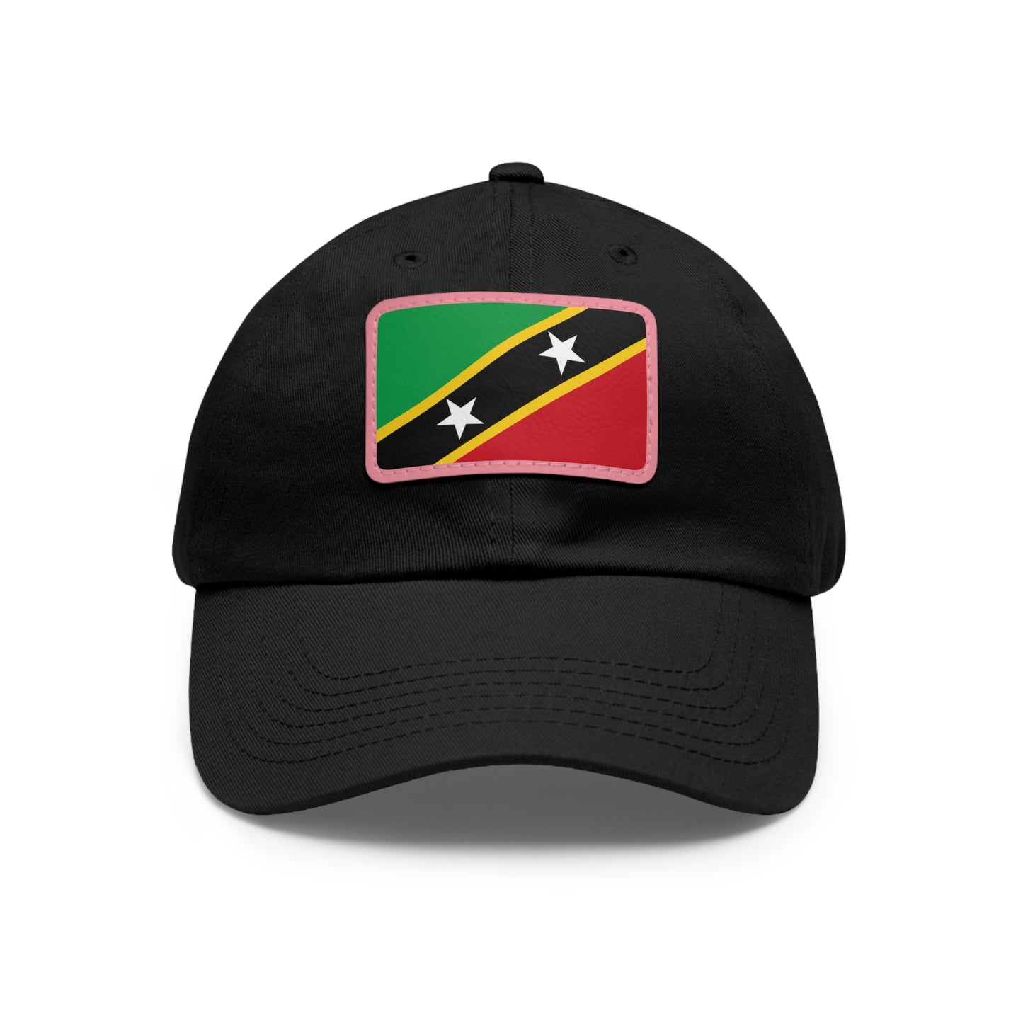 Saint Kitts and Nevis Leather Patch Hat