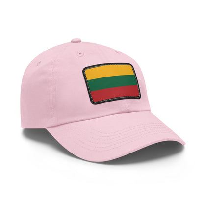 Lithuania Leather Patch Hat
