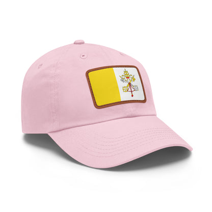 Vatican City Leather Patch Hat