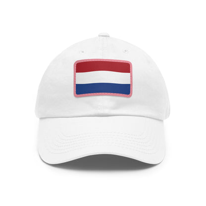 Netherlands Leather Patch Hat