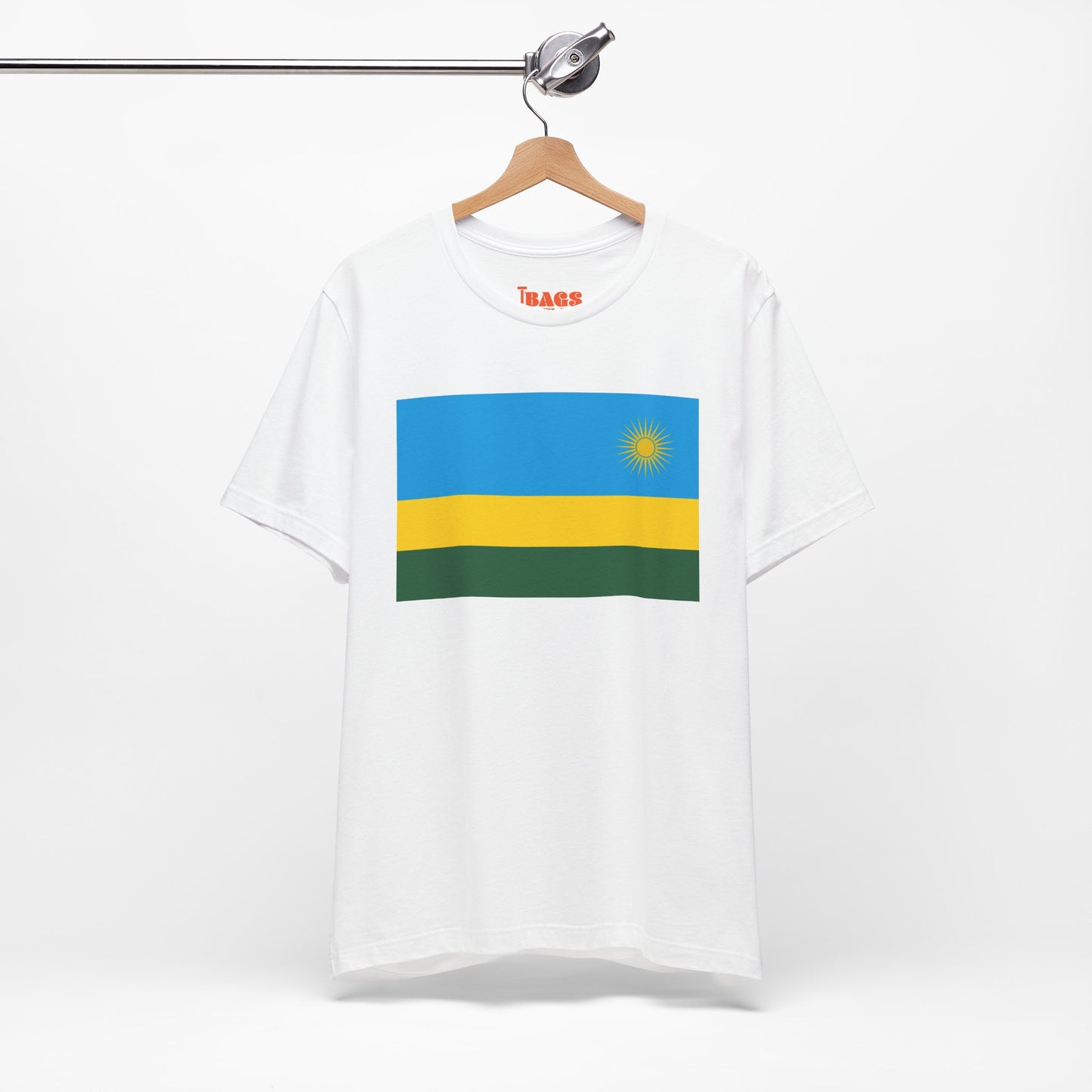 Rwanda Flag on T-shirt