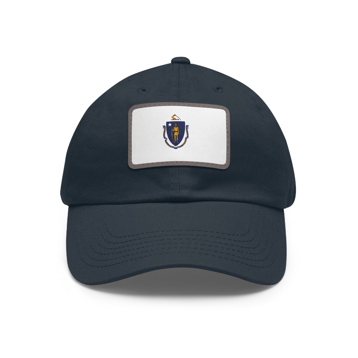 Massachusetts Leather Patch Hat