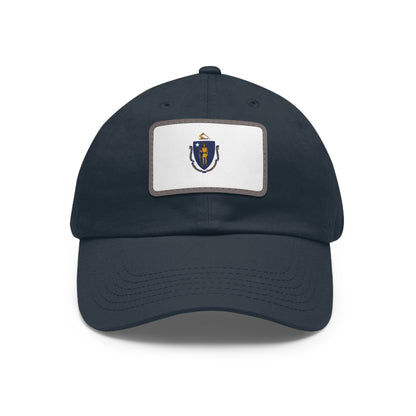 Massachusetts Leather Patch Hat