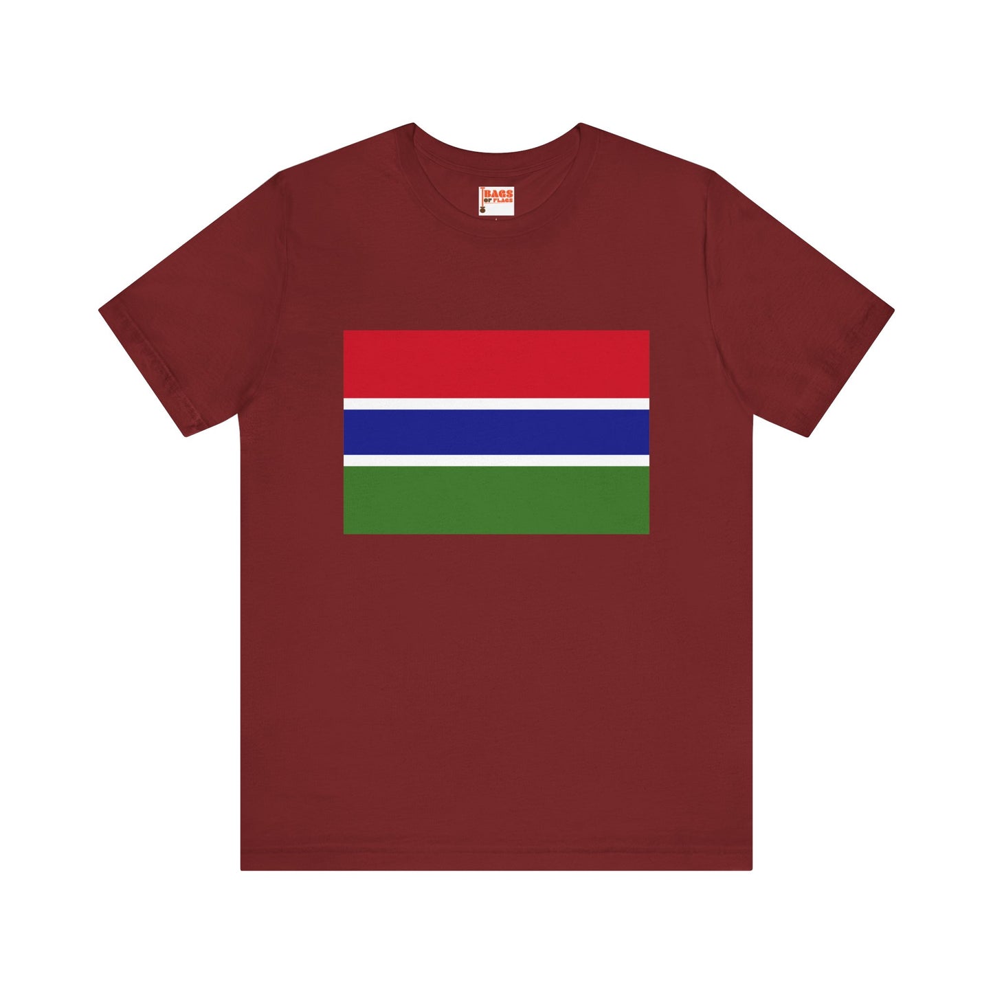 The Gambia Flag on T-shirt