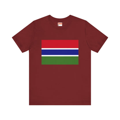 The Gambia Flag on T-shirt
