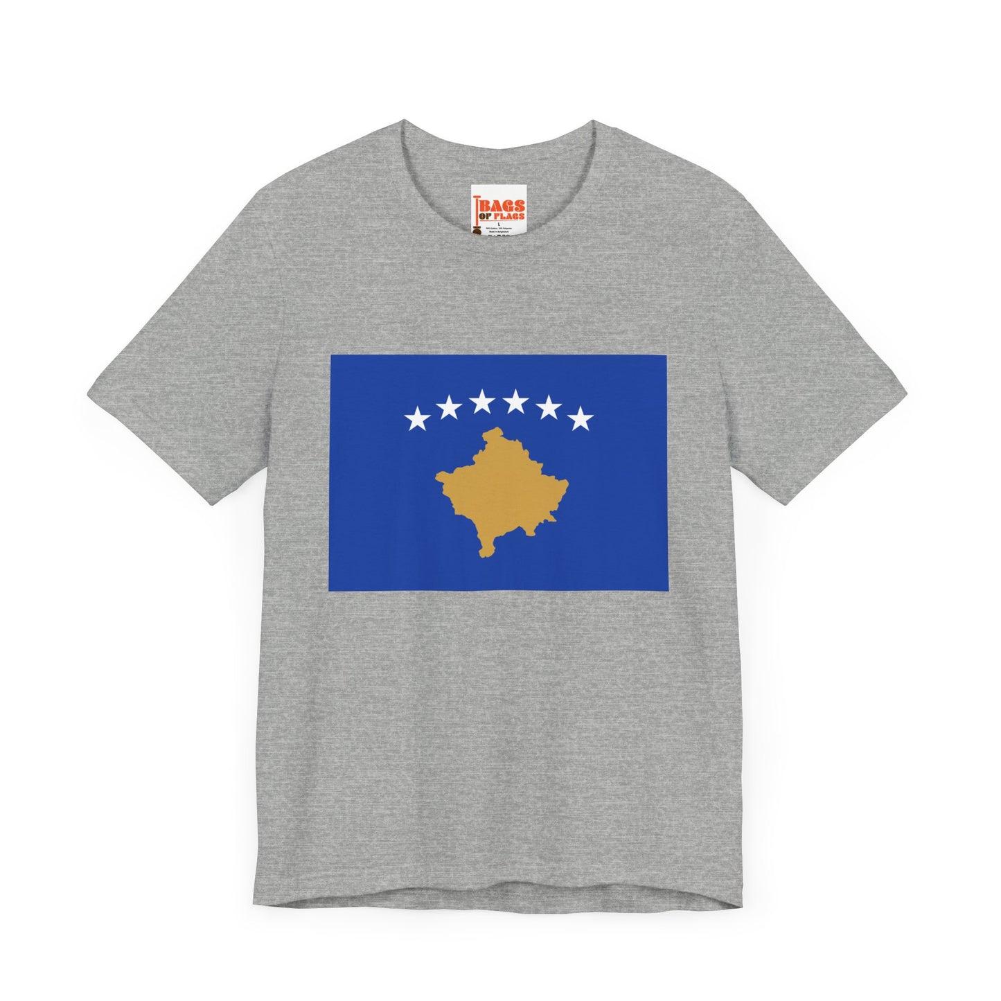 Kosovo Flag on T-shirt