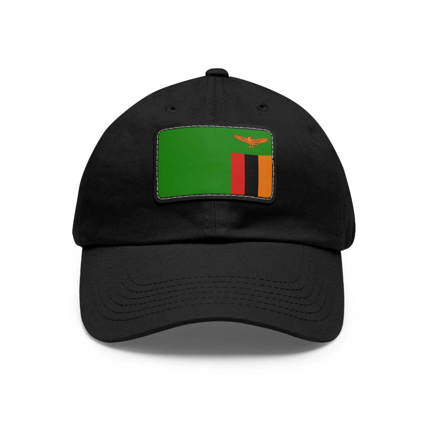 Zambia Leather Patch Hat