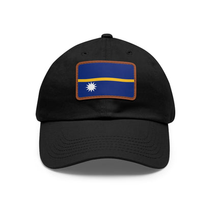 Nauru Leather Patch Hat