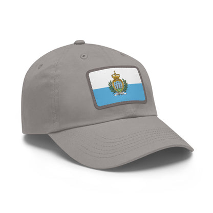 San Marino Leather Patch Hat