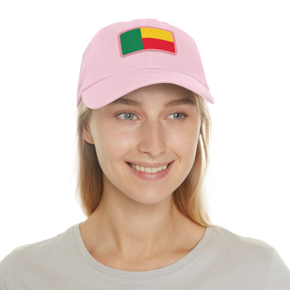 Benin Leather Patch Hat