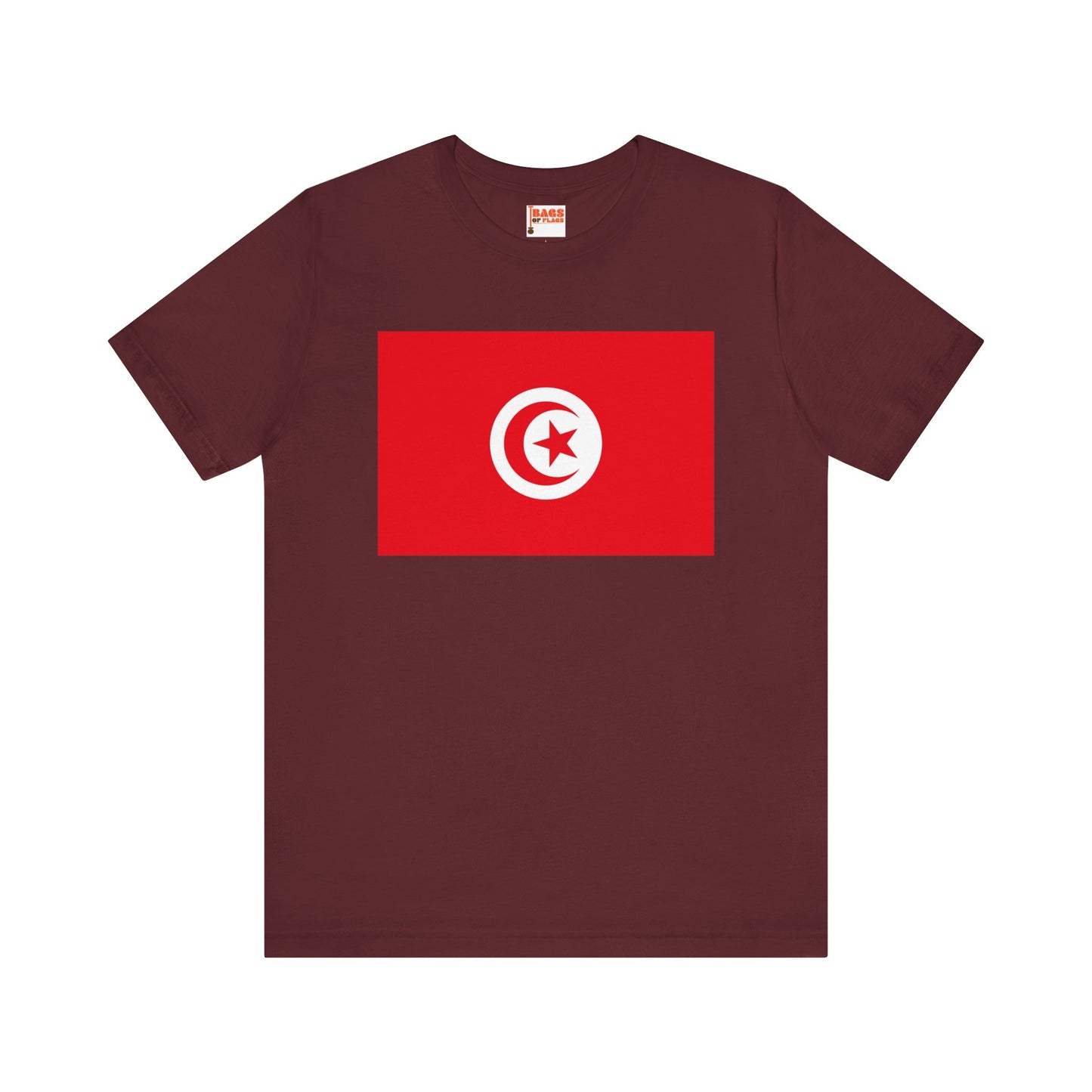 Tunisia Flag on T-shirt