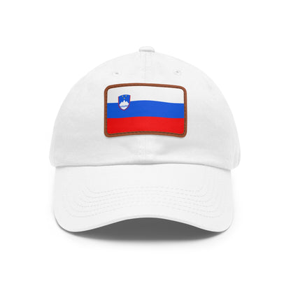 Slovenia Leather Patch Hat